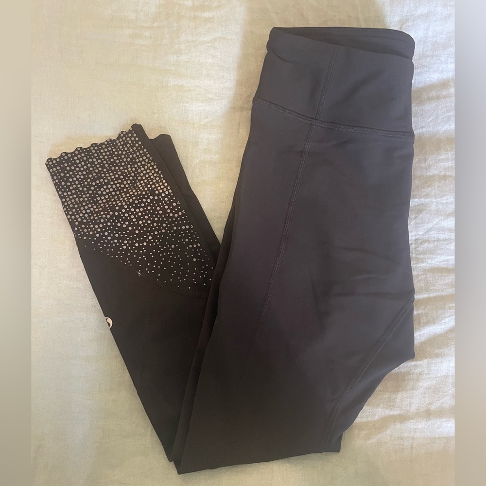Lululemon Athletica Black Leggings Sleek Performance Fit
